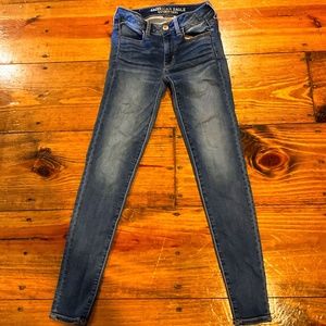 Super Stretchy American Eagle Blue Jeans